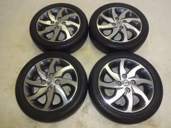 日産ML21SルークスH・S純正 4.5J-14 pcd100/4H タイヤ付き4本