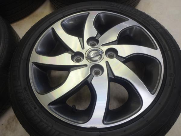 日産ML21SルークスH・S純正 4.5J-14 pcd100/4H タイヤ付き4本