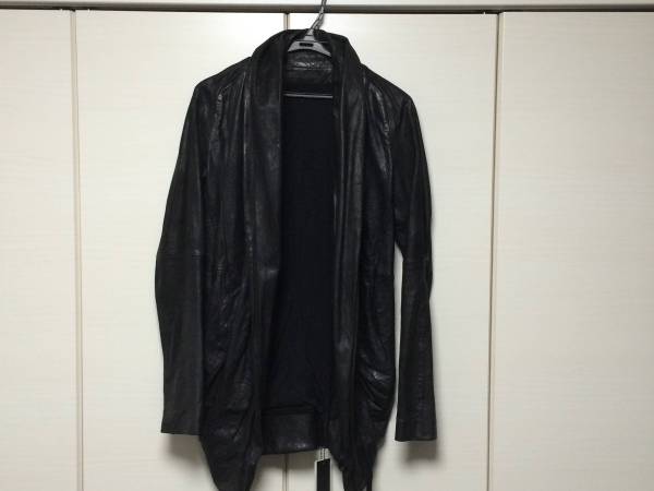 JULIUS レザーシャーリングジャケット 新古品 ユリウス