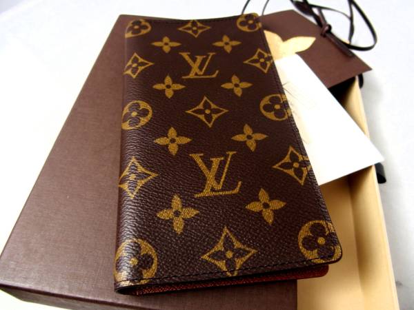 極上美品・本物☆LVモノグラム☆二つ折り長財布/122 極美品！ルイ