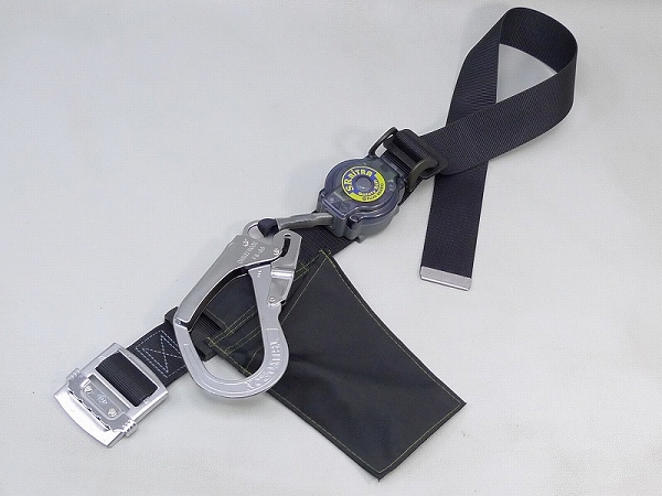 △602580△藤井電工/ツヨロンSRリトラ巻取り式安全帯/一本吊用