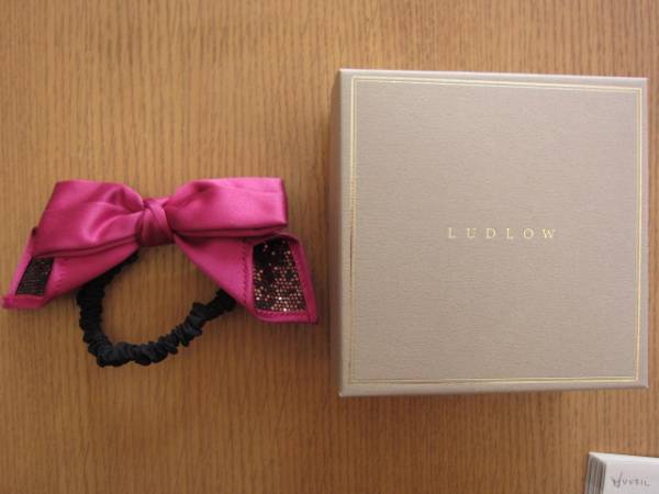 LUDLOW ピンク リボン ゴム 2回使用