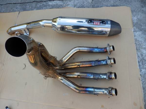 ZZR1400 ZX-14 (06-11) US ヨシムラ R-77 フルエキマフラー 中古