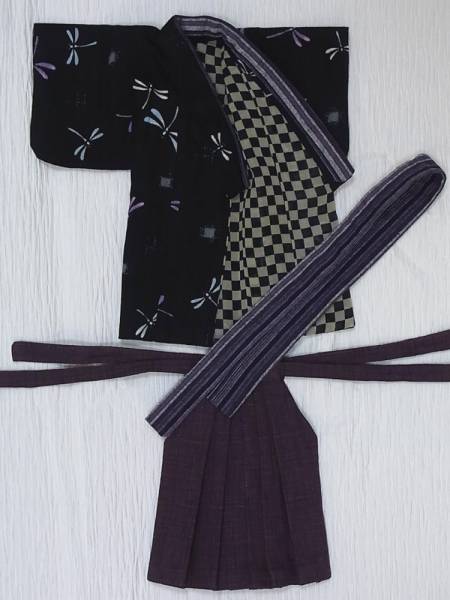 緋色の月蝕 幼sd用男着物 トンボ 袴 紫 服 靴 売買されたオークション情報 Yahooの商品情報をアーカイブ公開 オークファン Aucfan Com