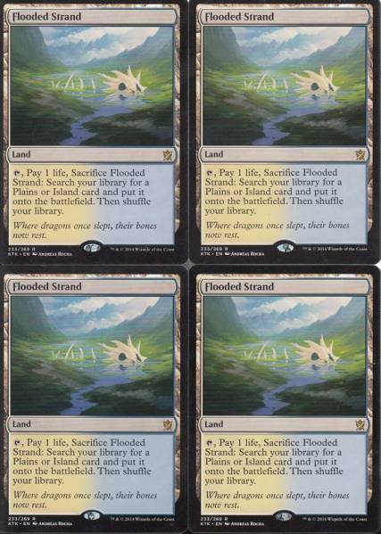 MTG/英語版/溢れかえる岸辺４枚/レア