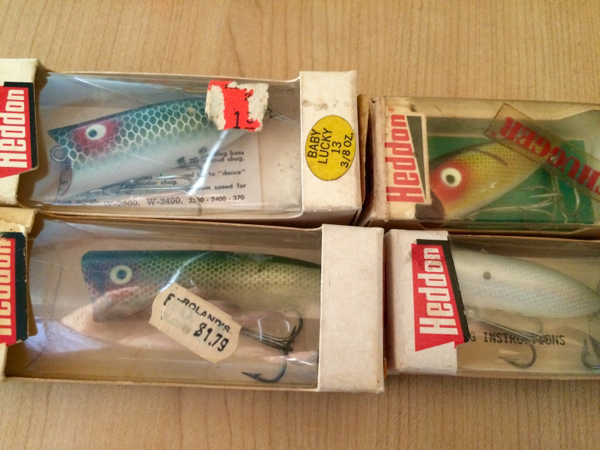 Old Heddon ヘドン オールド 未使用 箱入 セット レア色 含む 淡水