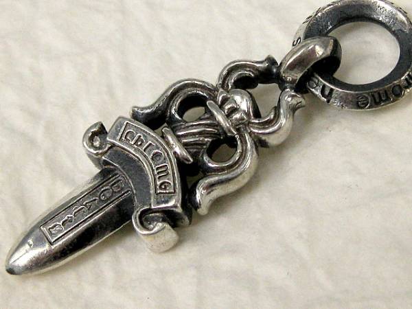 クロムハーツ 正規品 ダガーチャーム