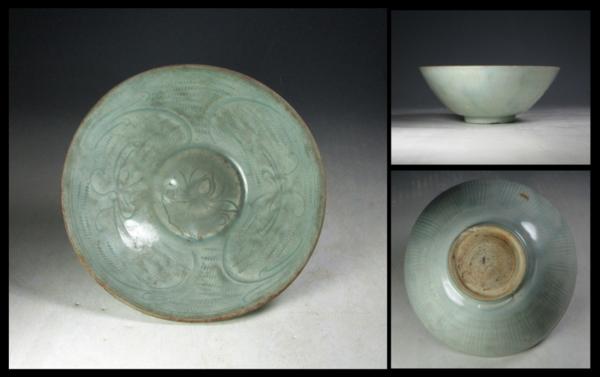 南宋官窯青磁陰刻茶碗 Guan ware Tea Bowl 陶磁オンライン – 龍泉窯 七