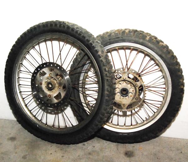 KDX200SR DX200G ホイール 前後 セット KDX125 H1 (308)