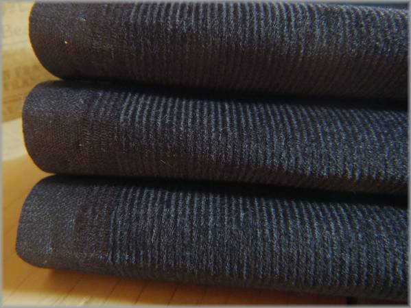 mets★計16m*シャツコール*navy紺*コーデュロイ*コットン生地37