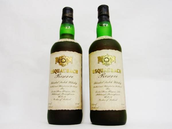 古酒 USQUAEBACH ウシュクベ リザーブ 2本セット 食品・飲料・酒