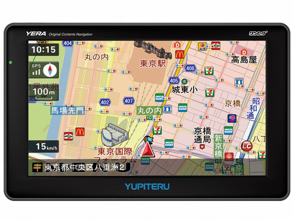 未使用 ユピテル ポータブルナビ カーナビ イエラ YPB707SI ユピテル