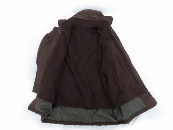 1円 ダンヒル メンズ コート L アウター ブラウン HF623