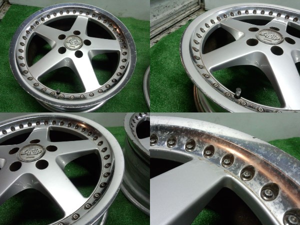 中古WORK ☆Work Equip エクイップ18インチ8J+30 5穴114.3 2本