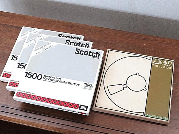 Scotch 1500-1100R-P オープンリール 3本 TEAC 空リール @28812