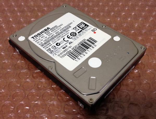 東芝 TOSHIBA MQ01ABB200（2.5 HDD 2TB 15mm厚） 東芝 2.5インチ 15mm SATA 2TB MQ01ABB200 219時間#2 2 です 【公式通販】