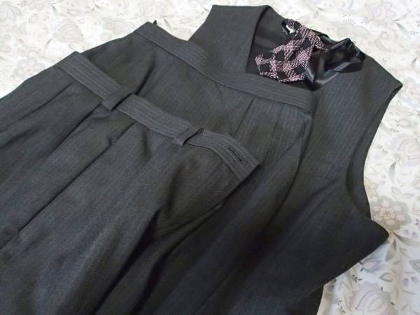 OL制服・事務服 ベスト+スカート+パンツ+リボン USED