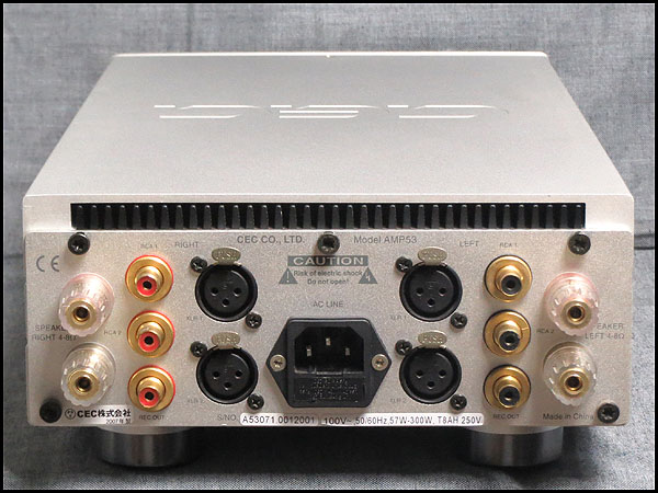 CEC AMP53 プリメインアンプ TUBE53 C.E.C. - Limited Edition テスト