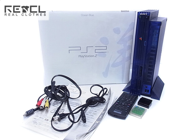 プレイステーション2/PS2 ゲーム機 本体 ブルー 洋/SCPH-3700L