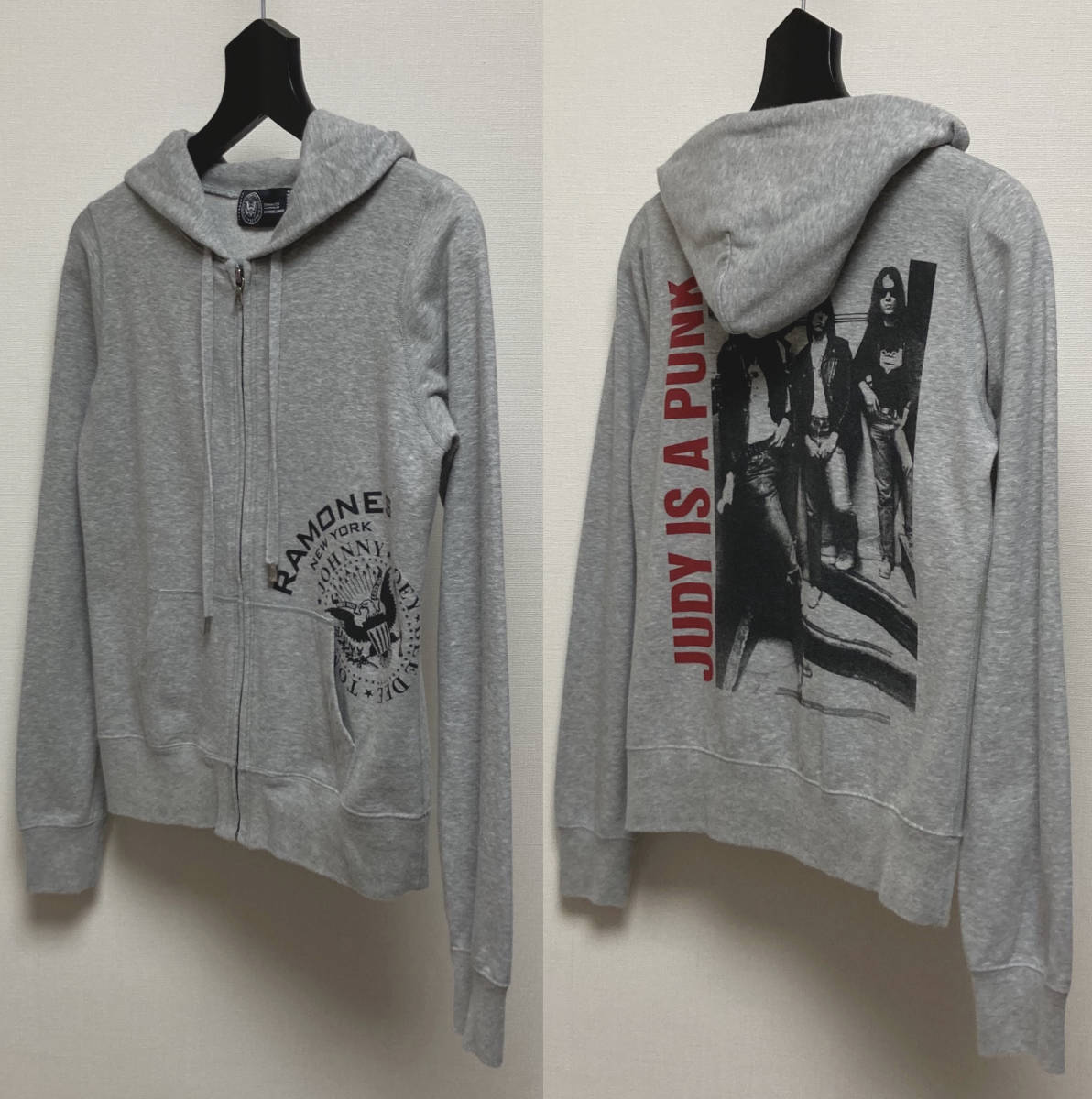 hysteric glamor Ramones ジップアップパーカー hysteric glamor