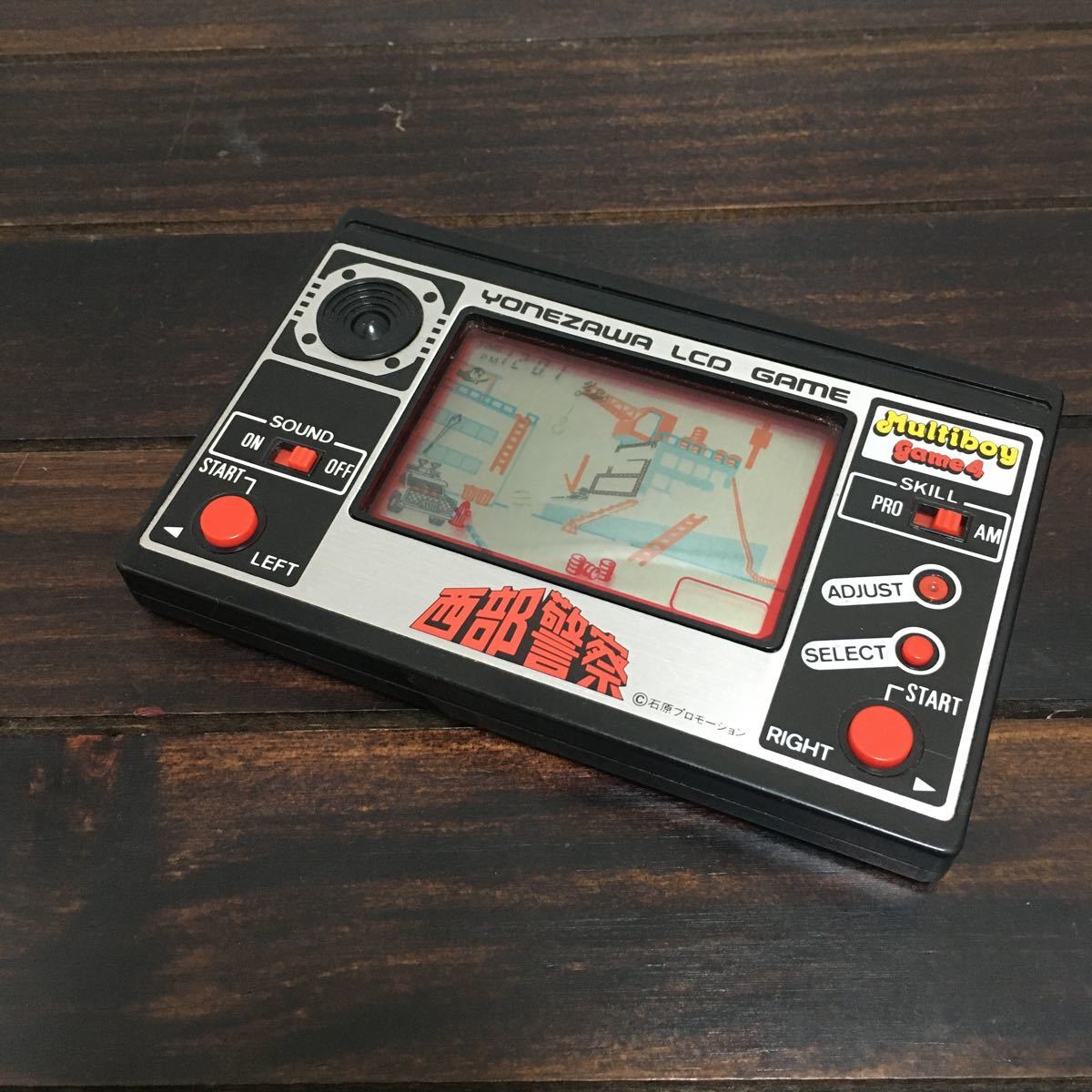 ☆美品☆ ゲームウォッチ ヨネザワ 西部警察 パートIII Multiboy SLIDE 