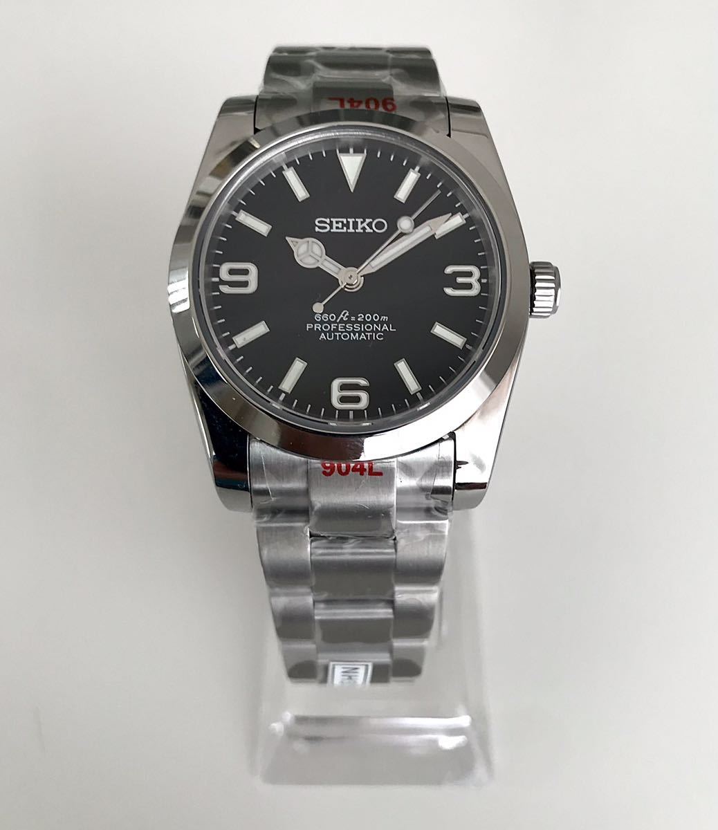 1円スタート Seiko 36mm Nh35搭載explorer Mod エクスプローラータイプ カスタム 自動巻 オートマチック メンズ 腕時計 Mods セイコー 売買されたオークション情報 Yahooの商品情報をアーカイブ公開 オークファン Aucfan Com