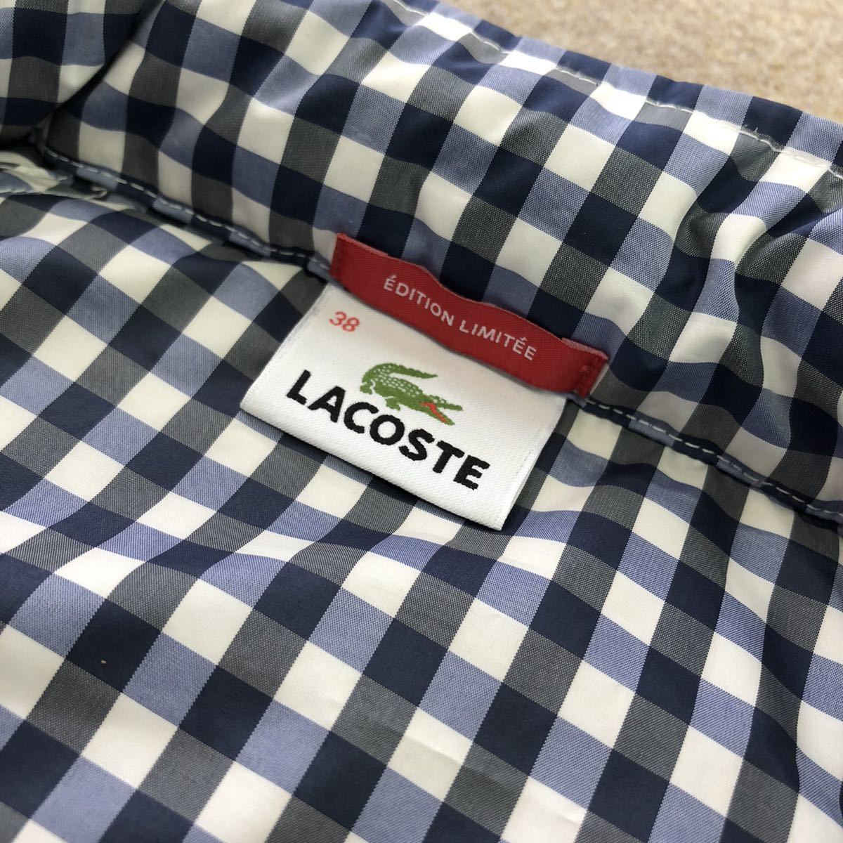 Ah5 LACOSTE ラコステ ウインドブレーカー フード付きジャケット 機能 