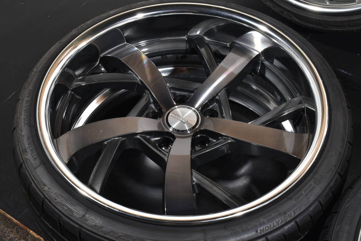☆深リム☆SSR ABELA TW10R 19インチ☆PCD114.3 9.5J +20☆NITTO 