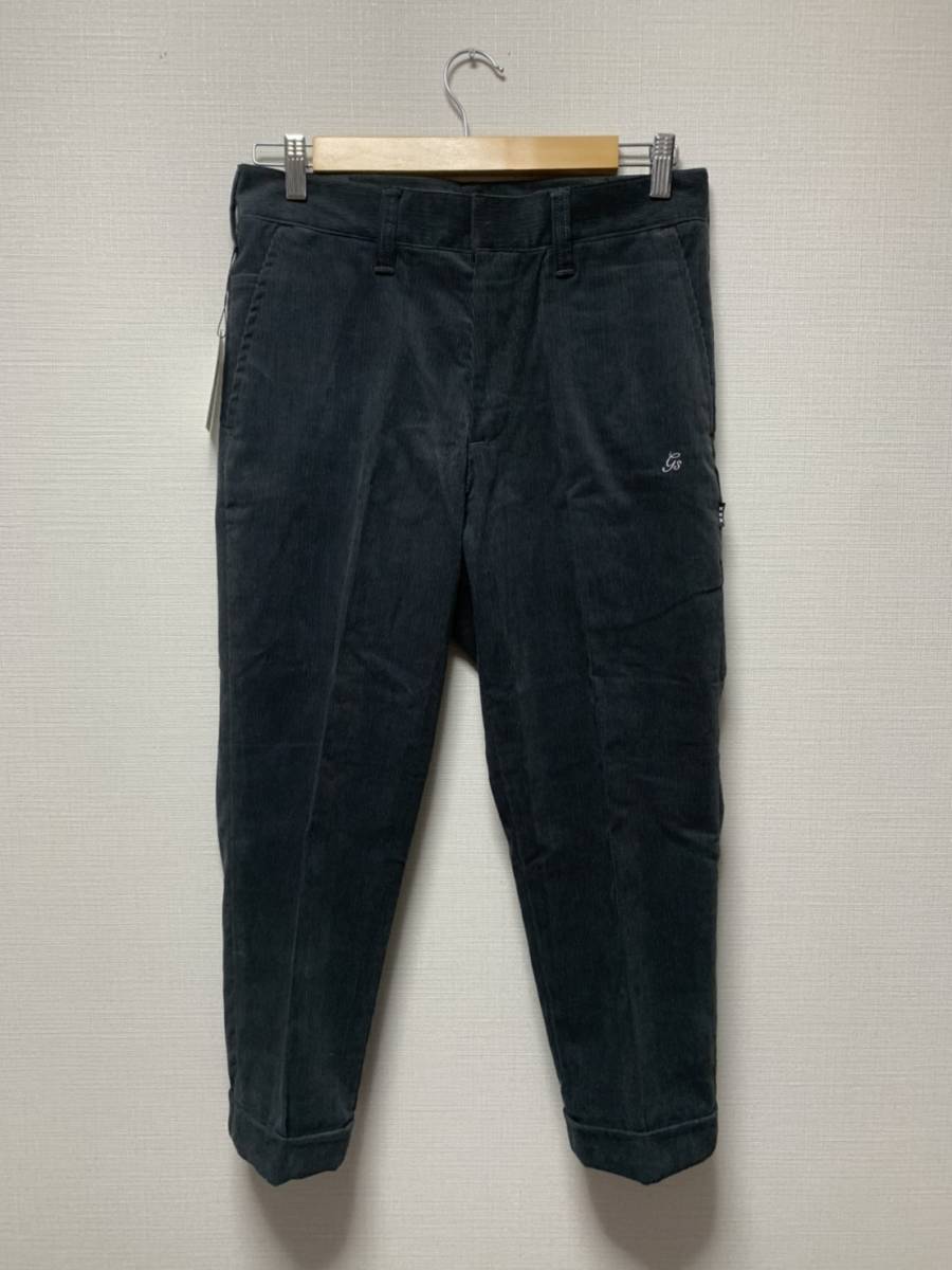 未使用☆ [GOD SELECTION XXX] 20AW 定価29，700円 コーデュロイパンツ クロップド S グレー ゴッドセレクション トリプルエックス