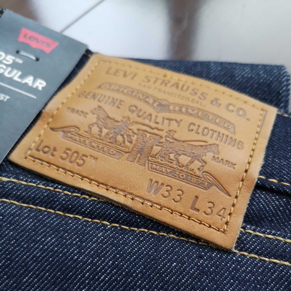 格安スタート【新品未使用】【W33】リーバイス505 MADE IN USA ビッグE 