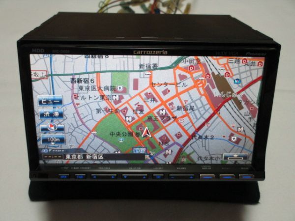 ◇カロッツェリア HDDサイバーナビ(AVIC-ZH009) 本体 2006年地図 動作