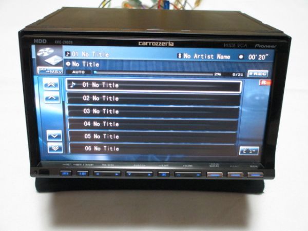 ◇カロッツェリア HDDサイバーナビ(AVIC-ZH009) 本体 2006年地図 動作