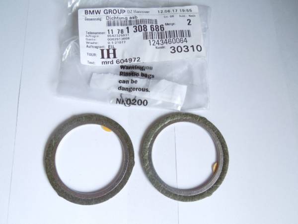 新品，2026 E30M3 2.3L 用エキマニガスケット2個セット &Phi;50mm(その他)｜売買されたオークション情報、yahooの商品情報をアーカイブ公開 - オークファン BMW用