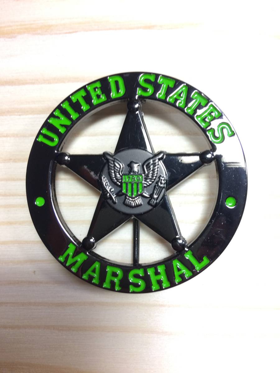USマーシャル USMS US Marshal MARSHAL - Badge ブラック セカンド