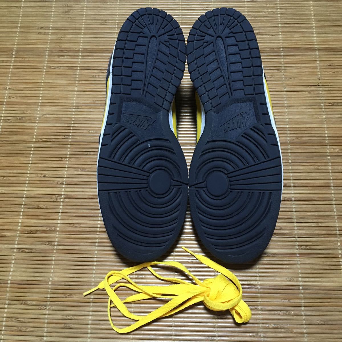 極美品 2002年製 Nike Dunk Low michigan ミシガン us10.5 28.5cm 紺黄