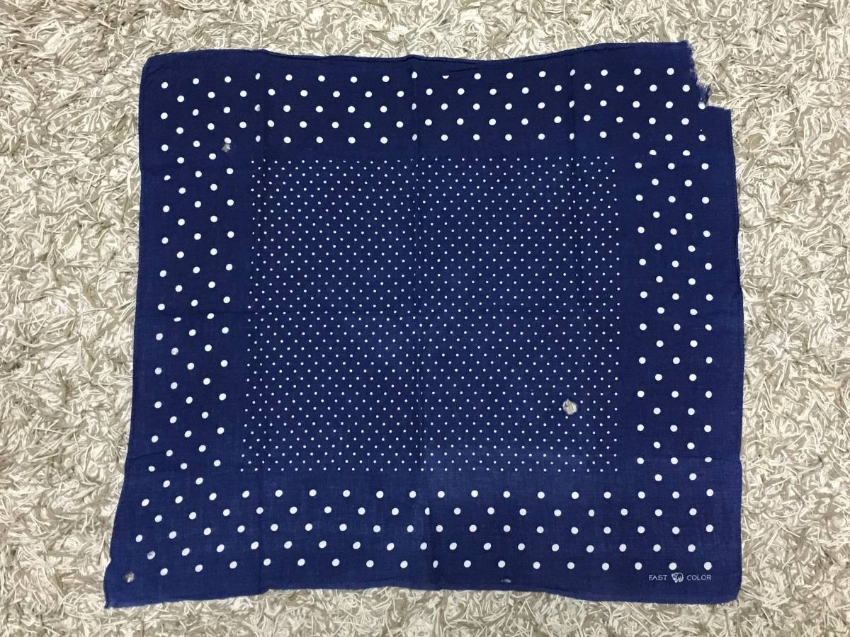 ☆ビンテージ/ヴィンテージ/バンダナ/40年代/USA/アメリカ製/FAST