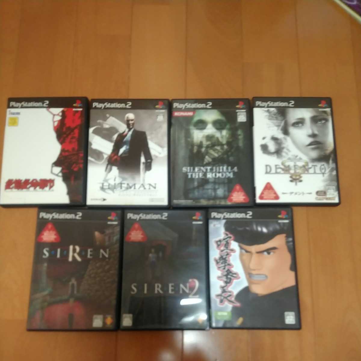 Ps2ソフト サイレントヒル4 Siren Siren2 Hitman デメント 絶対絶命都市 喧嘩番長 品セット タイトル 売買されたオークション情報 Yahooの商品情報をアーカイブ公開 オークファン Aucfan Com