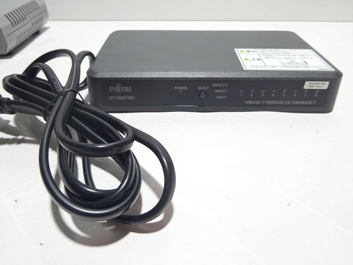 【K03】 送料無料 スイッチングハブ まとめ売り セット 10台セット ＢUFFALO ＦUJITSU エレコム アイ・オー・データ など 通電確認済み _5