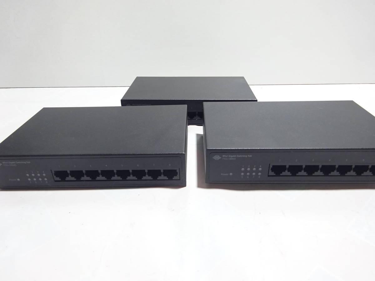 【K03】 送料無料 スイッチングハブ まとめ売り セット 10台セット ＢUFFALO ＦUJITSU エレコム アイ・オー・データ など 通電確認済み _8