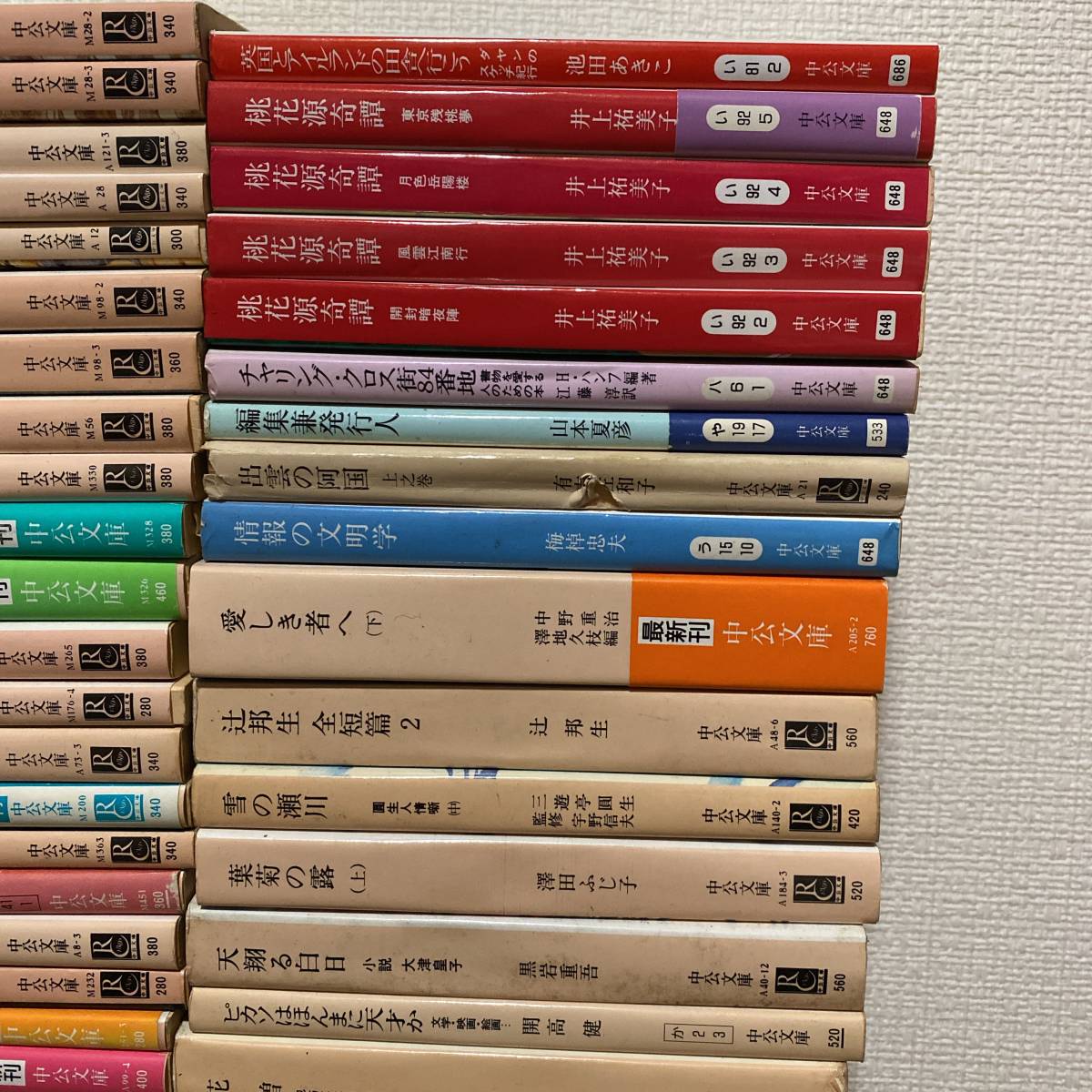 S177 中公文庫 計約110冊 まとめ 大量 小説 本 文庫 哲学 思想 精神 戦後史 数学 日本史 歴史 古事記 神話 芸術 法律 哲学 思想 売買されたオークション情報 Yahooの商品情報をアーカイブ公開 オークファン Aucfan Com