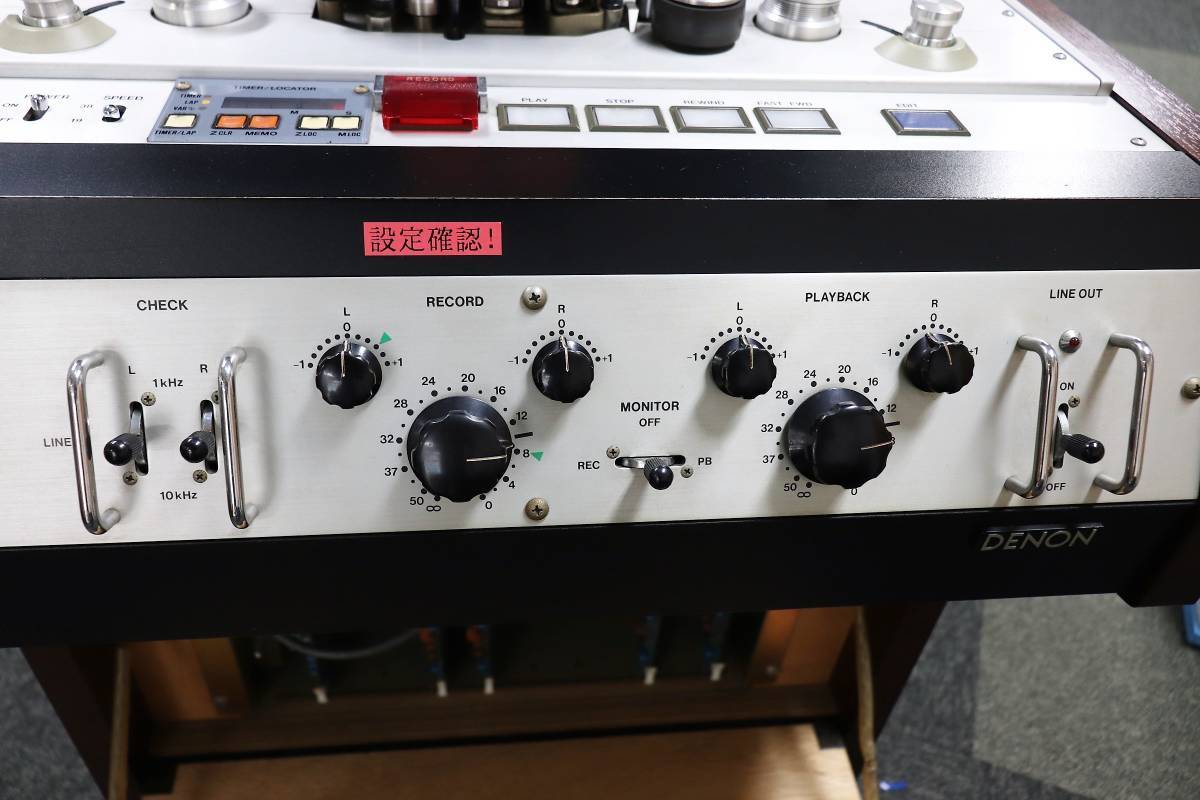 驚きの破格値，大人気】 DENON オープンテープレコーダー DN-3602RG お