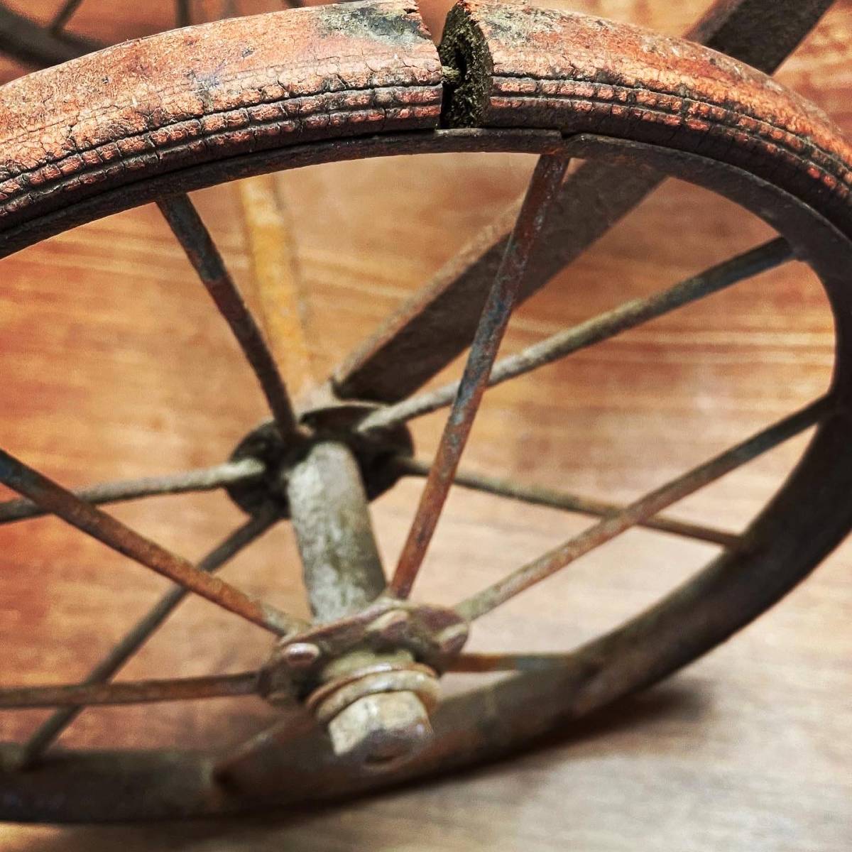大正時代 古い三輪車 アンティーク 子供幼児自転車大正レトロ昭和