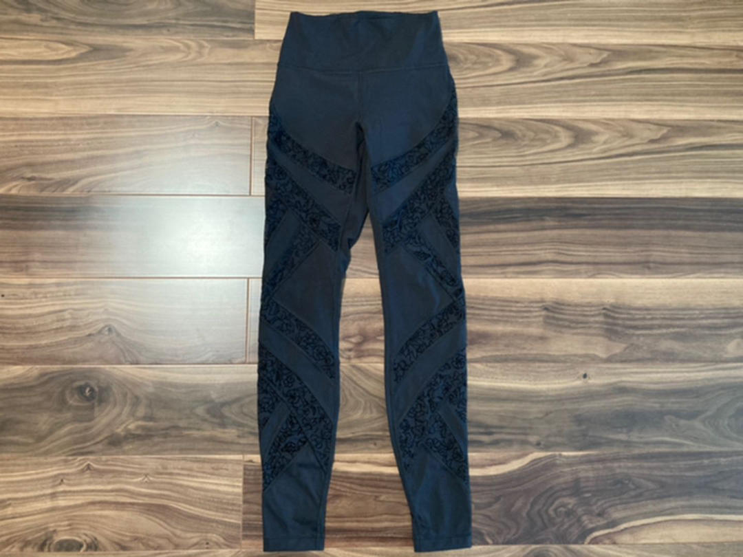 新作，セール 激レア ルルレモン lululemon Wunder Under High-Rise Tight Flocked 28" 黒&times;メッシュ サイズ4 超 レギンス パンツ タイツ(ロング)｜売買されたオークション情報、yahooの商品情報をアーカイブ公開 - ロング