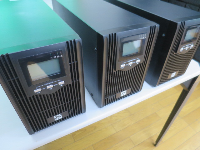 無停電電源装置 UPS2000PSII(容量 2000VA)×3台セット