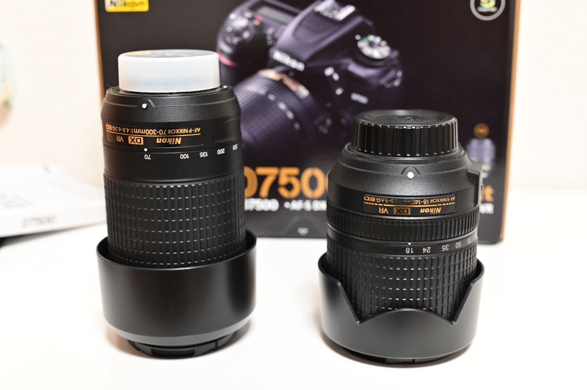 Nikon D7500 レンズキットAF-S 18-140mm ＋AF-P 70-300mm 中古 美品_8