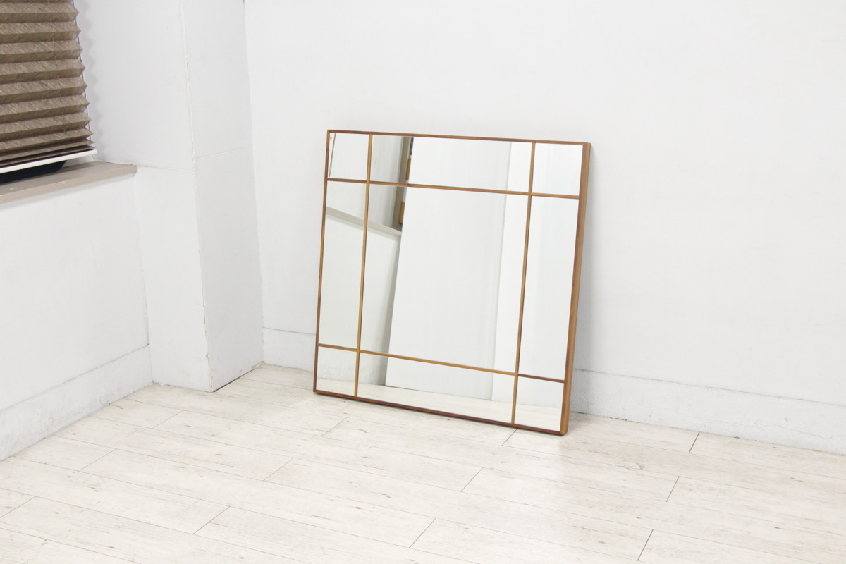 ポラダ SEASONS FOUR ミラー QUADRATO porada ウォールミラー 美品 