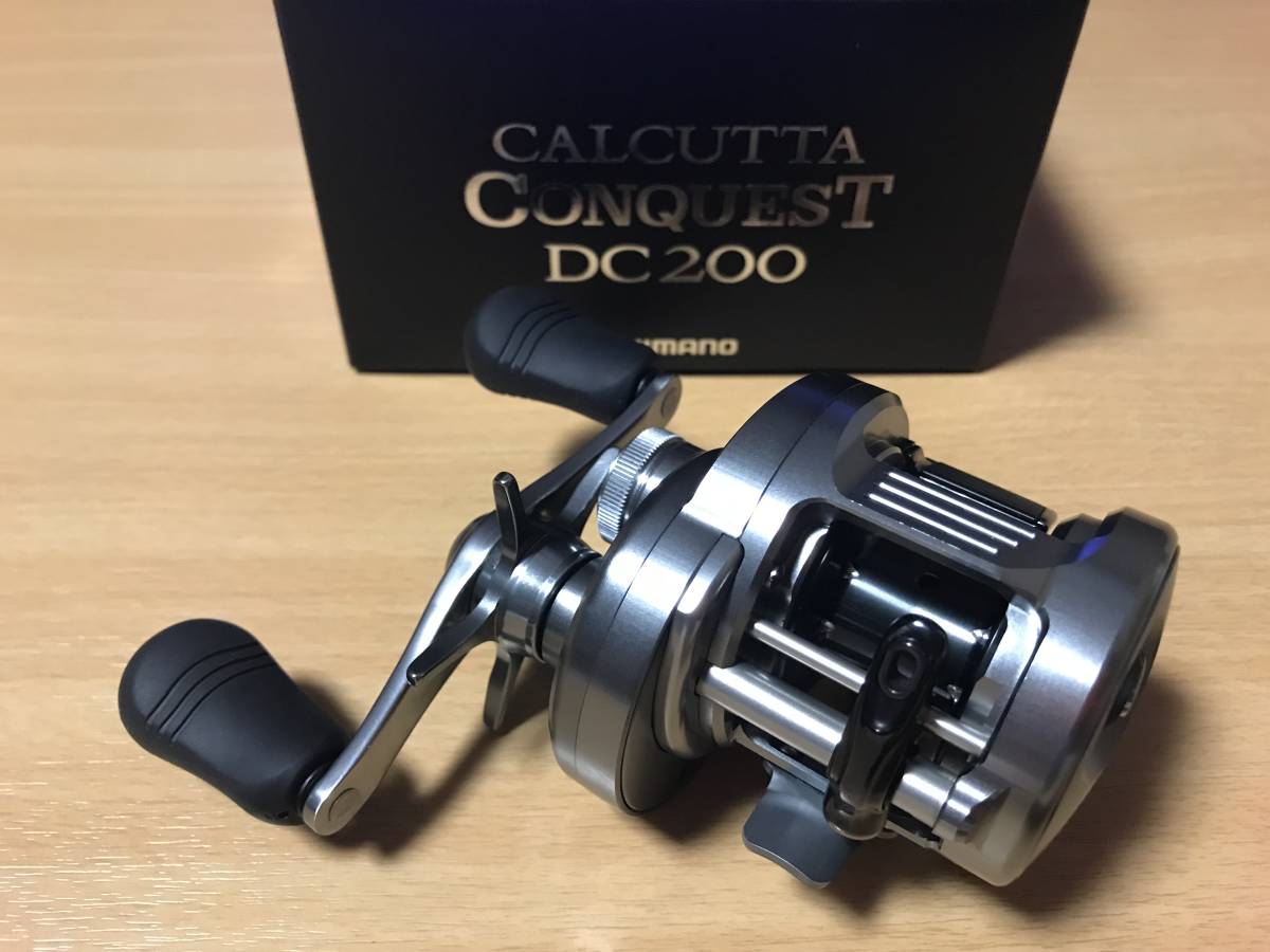 かなり美品 シマノ 19 カルカッタ コンクエスト DC 200 右巻き シマノ