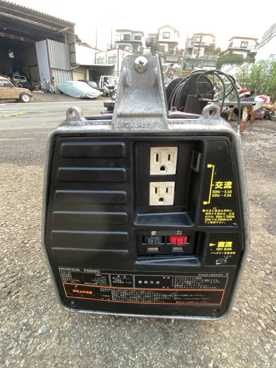 ホンダ 整備済 450W 4サイクル 発電機 非常時等に取説も見れる ホンダ 