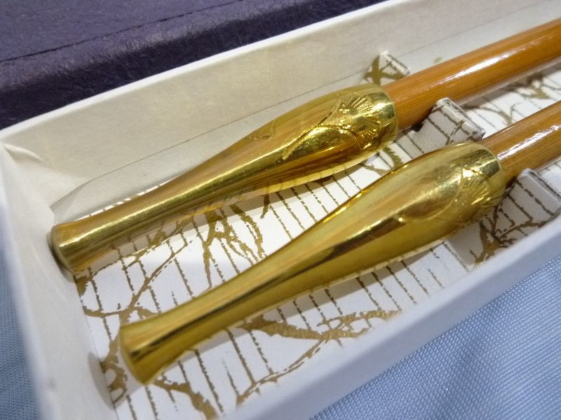 煙管 一双 銀杏 裏千家 煙管（キセル）一双 | 小林漆陶 裏千家の通販