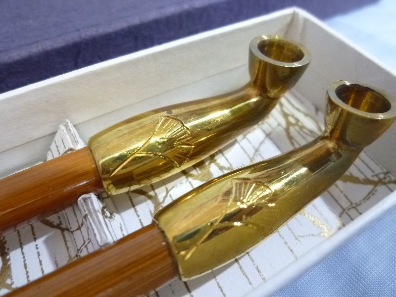 煙管 一双 銀杏 裏千家 煙管（キセル）一双 | 小林漆陶 裏千家の通販